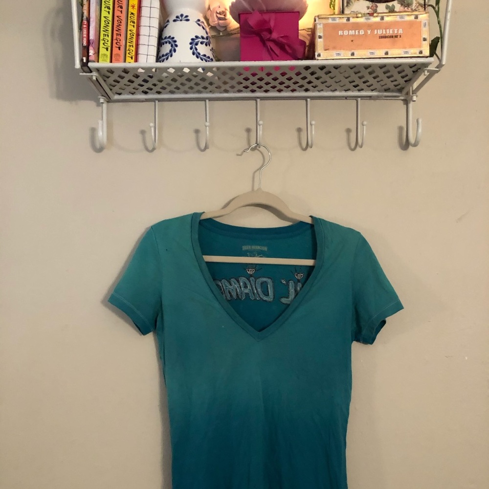 Vintage True Religion V-Neck Tee